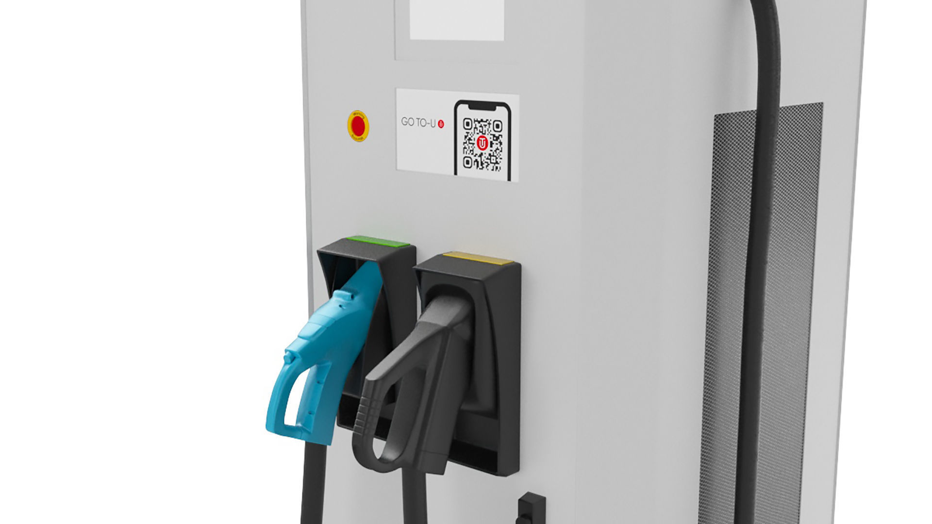 ABB Terra 124 CC EV Charger Station 3D model_9