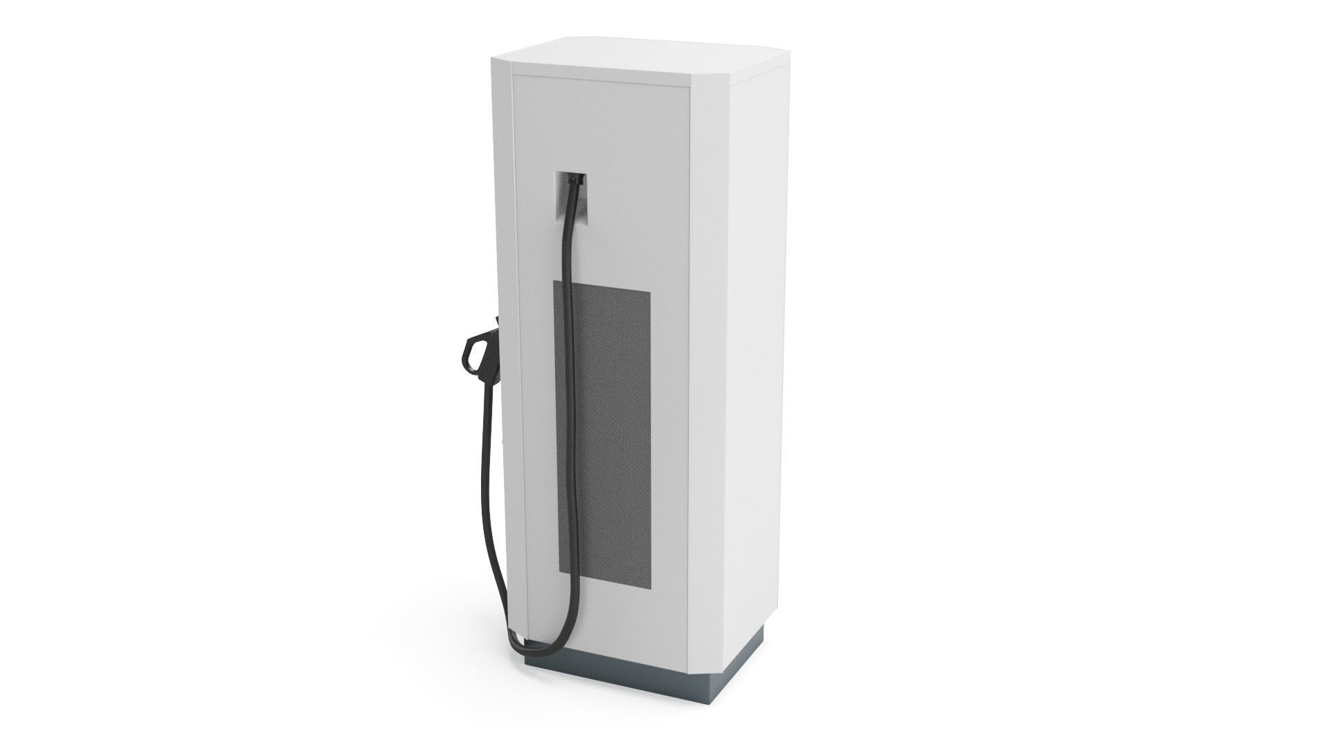 ABB Terra 124 CC EV Charger Station 3D model_7