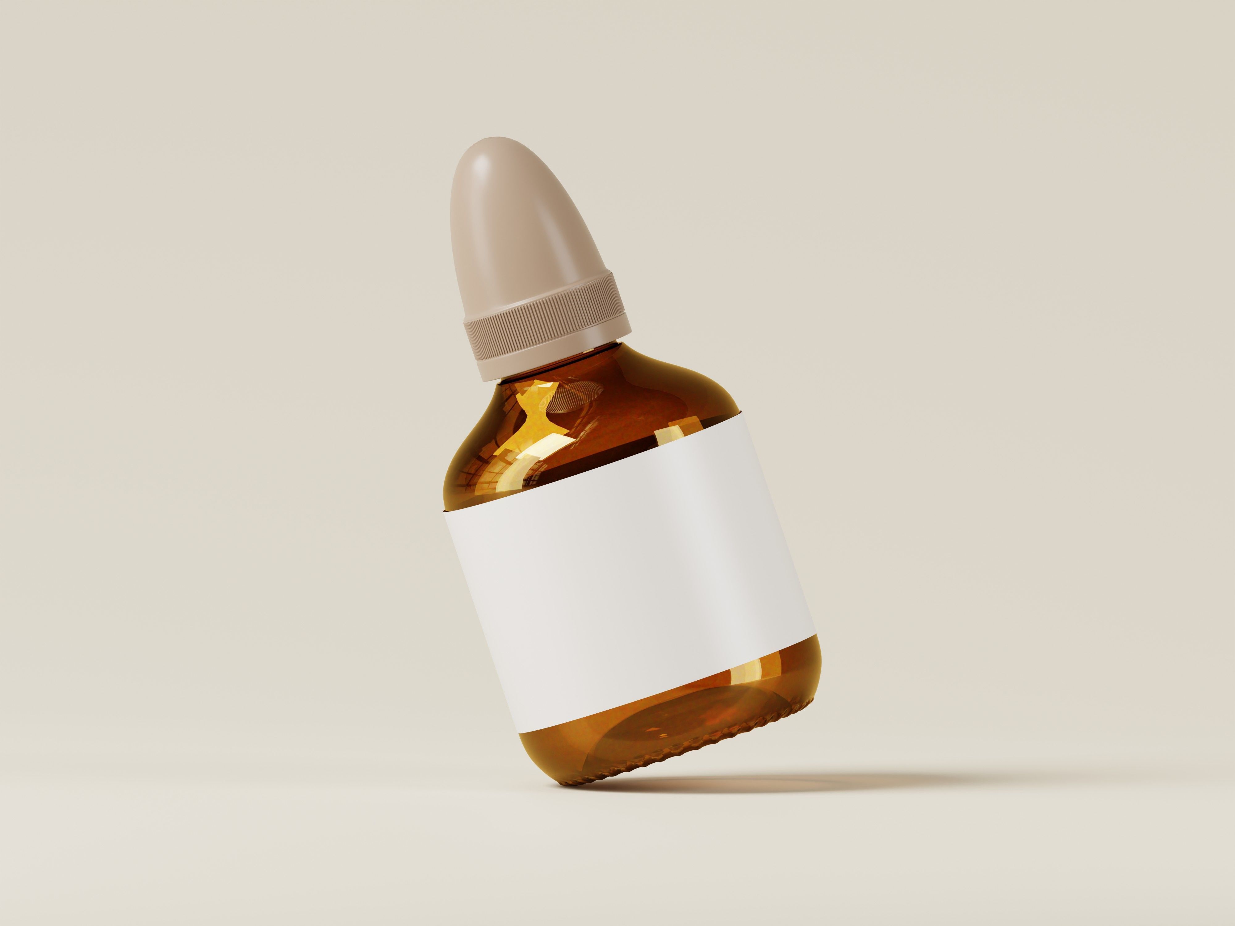 Good description for Amber Cosmetic Bottle 3D Model Buyer Low-poly 3D model_6