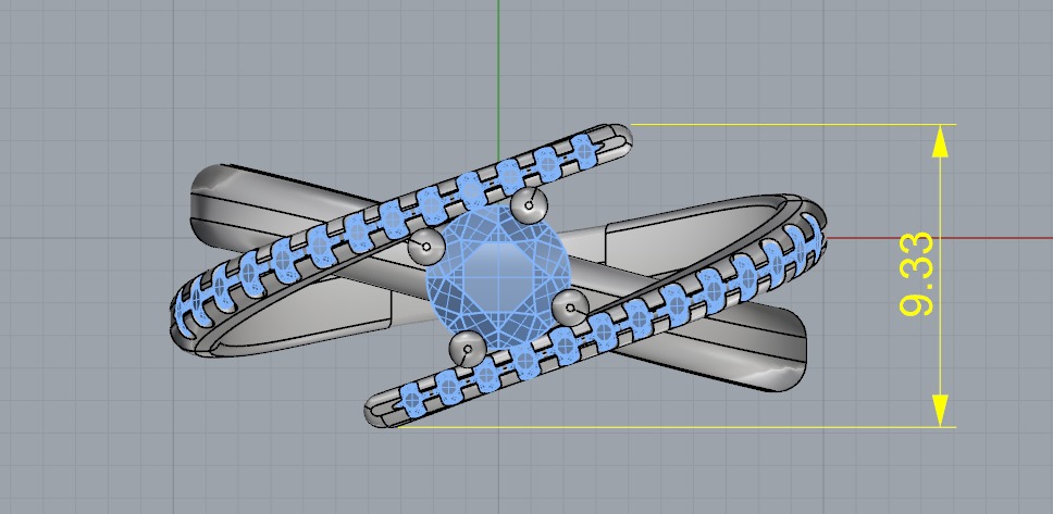 Ring N011092 3D print model_6