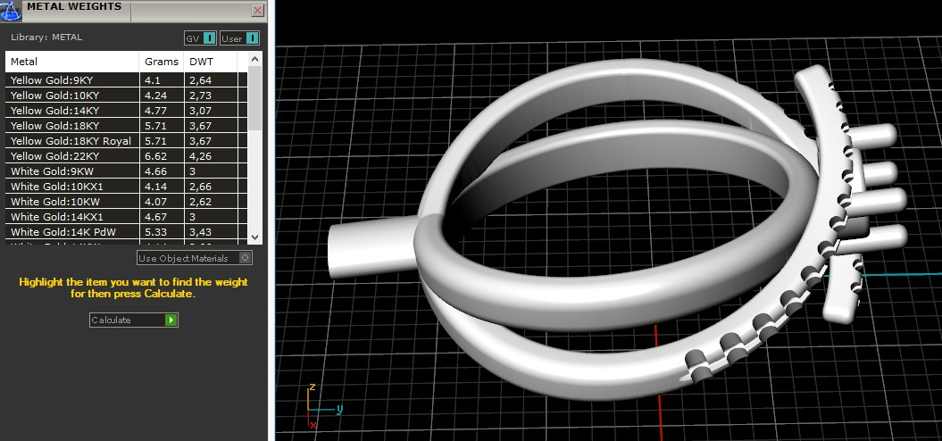 Ring N011092 3D print model_7