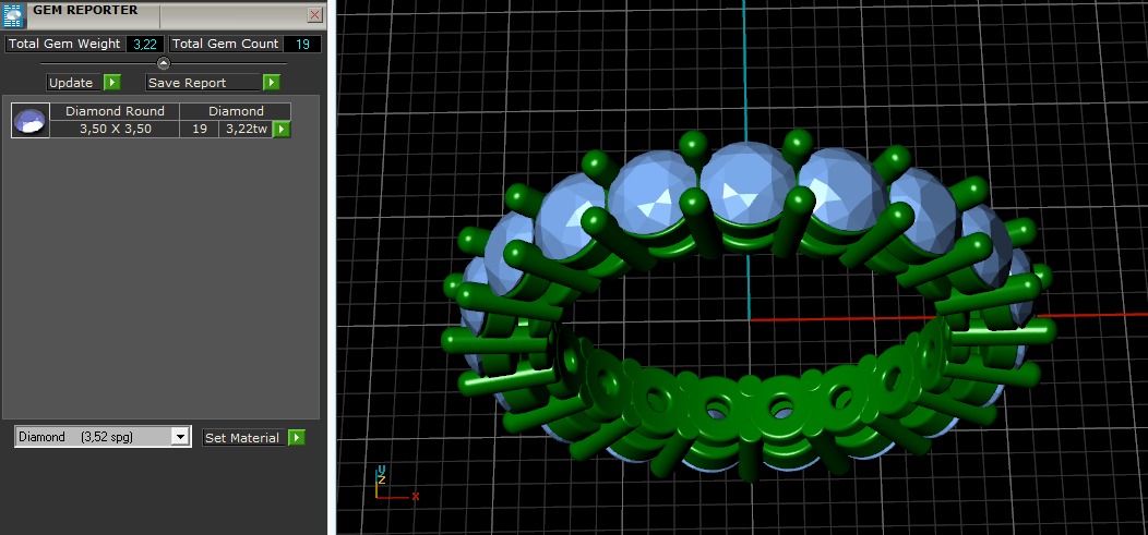 Ring N011067 3D print model_7