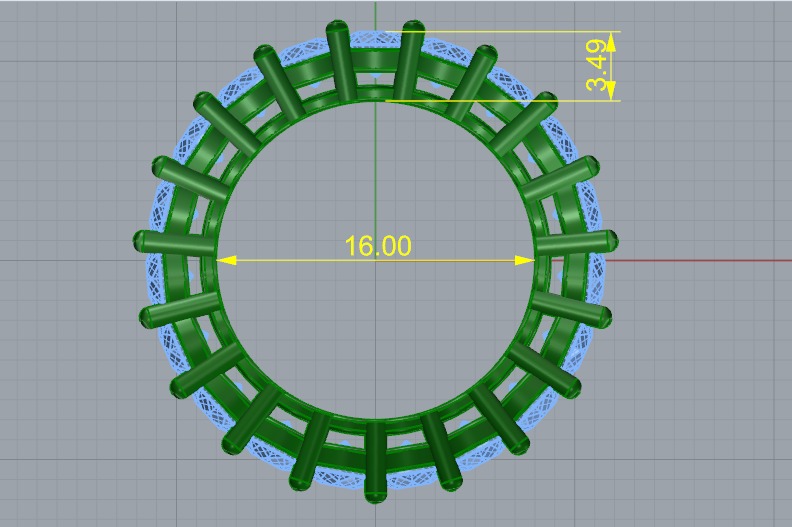Ring N011067 3D print model_5
