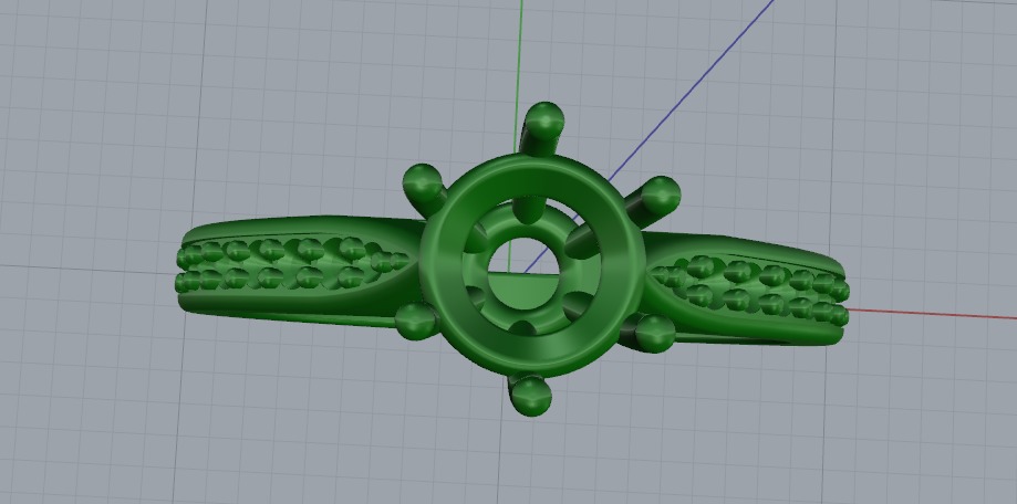 Soliter ring N011064 3D print model_2