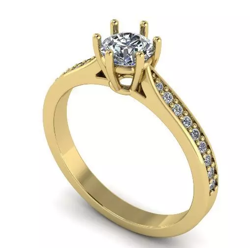 Soliter ring N011064 3D print model_0