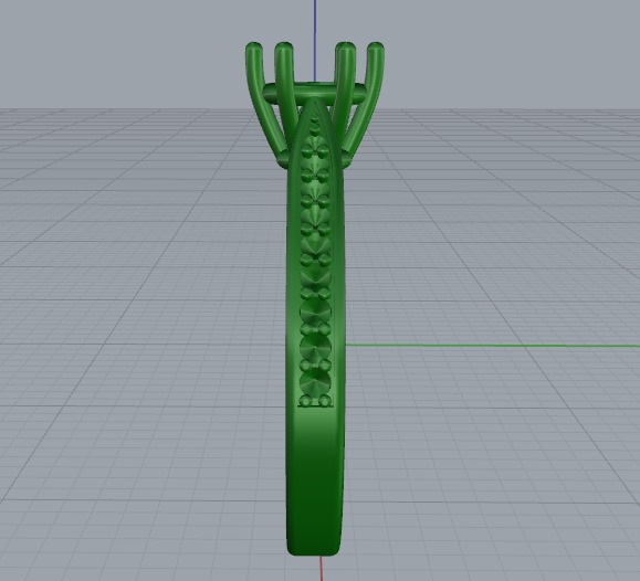 Soliter ring N011064 3D print model_3