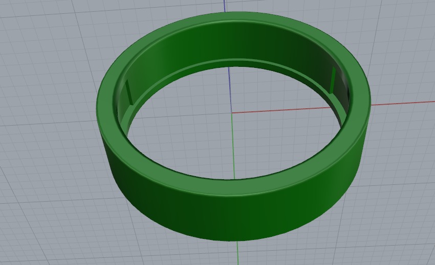 Ring N011053 3D print model_5