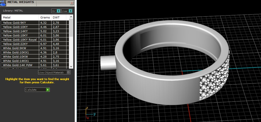 Ring N011053 3D print model_8