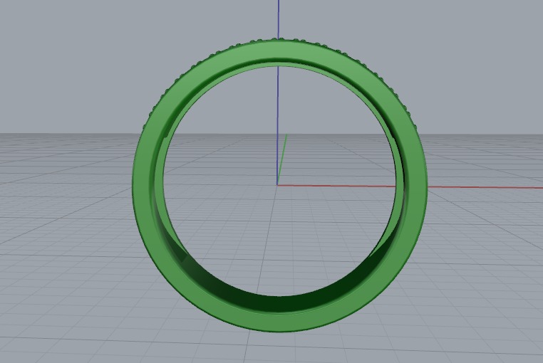 Ring N011053 3D print model_4