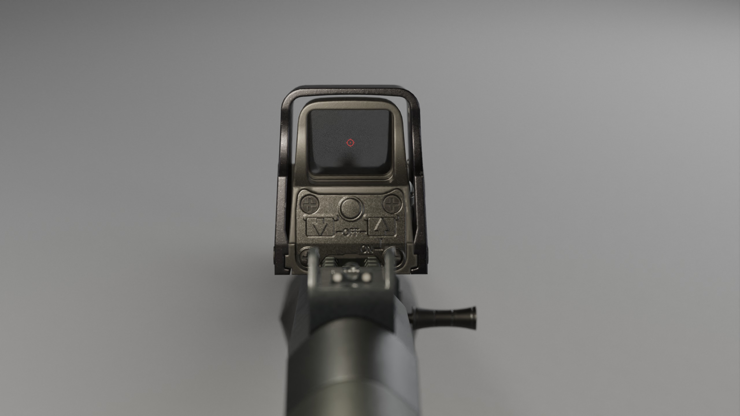 Benelli M4 Low-poly 3D model_5