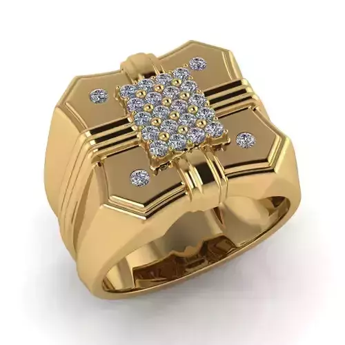 light weight gold diamond rings-C111116SKCH2026006-wt-15-20