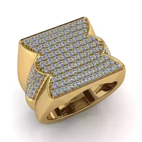 light weight gold diamond rings-C111116SKCH2026007-wt-20-25