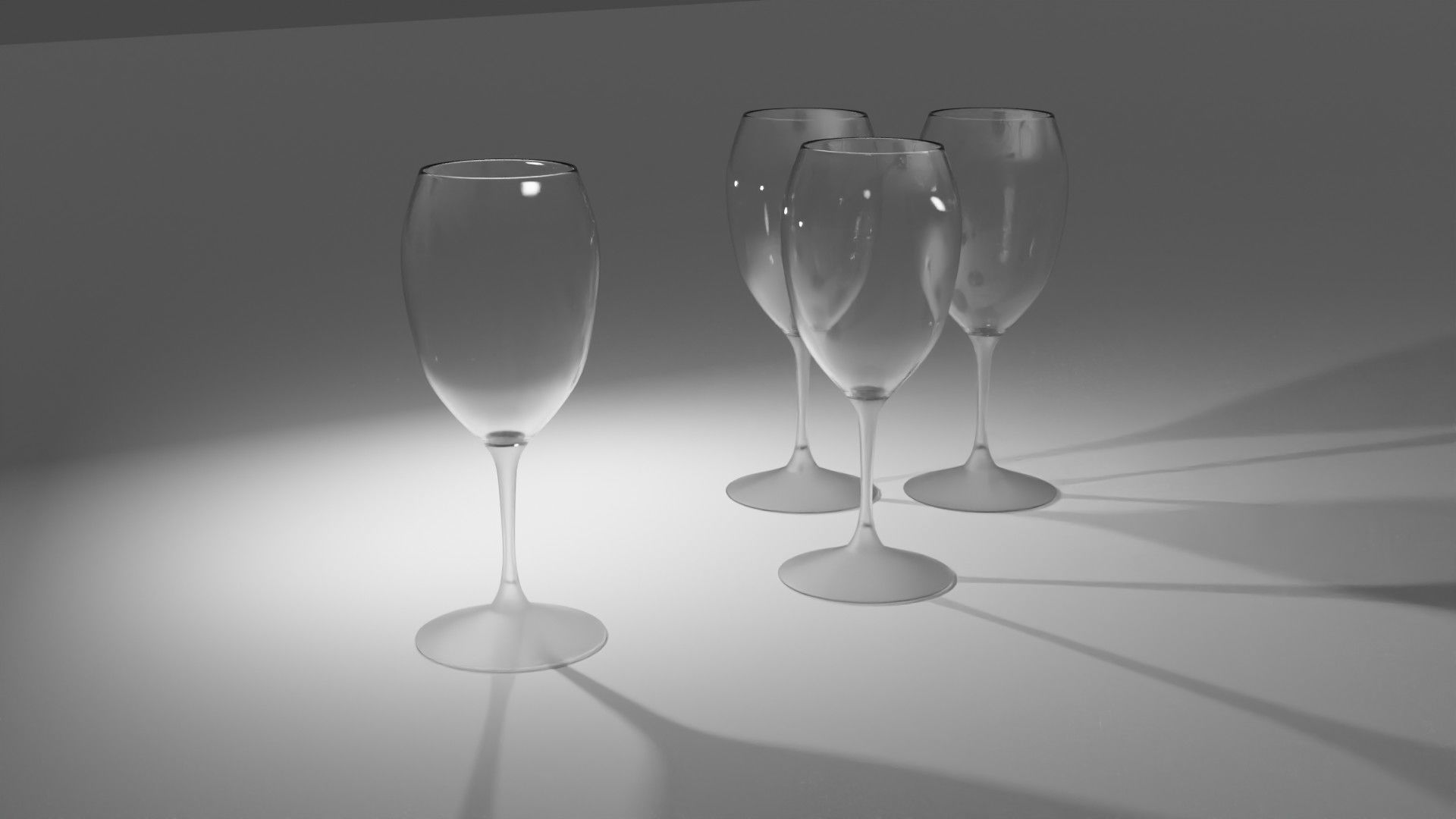 Wine Glass 3D model_1