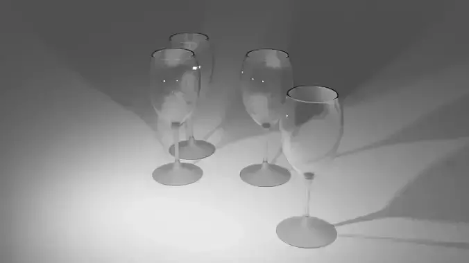 Wine Glass 3D model