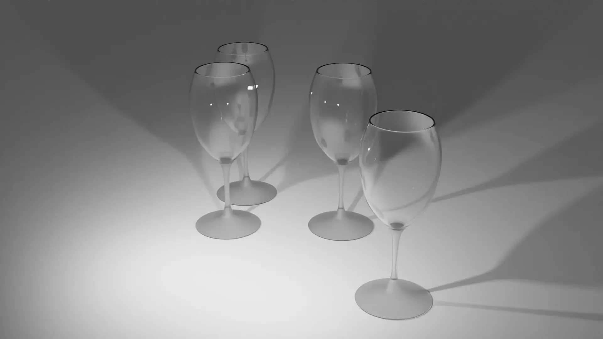 Wine Glass 3D model_0