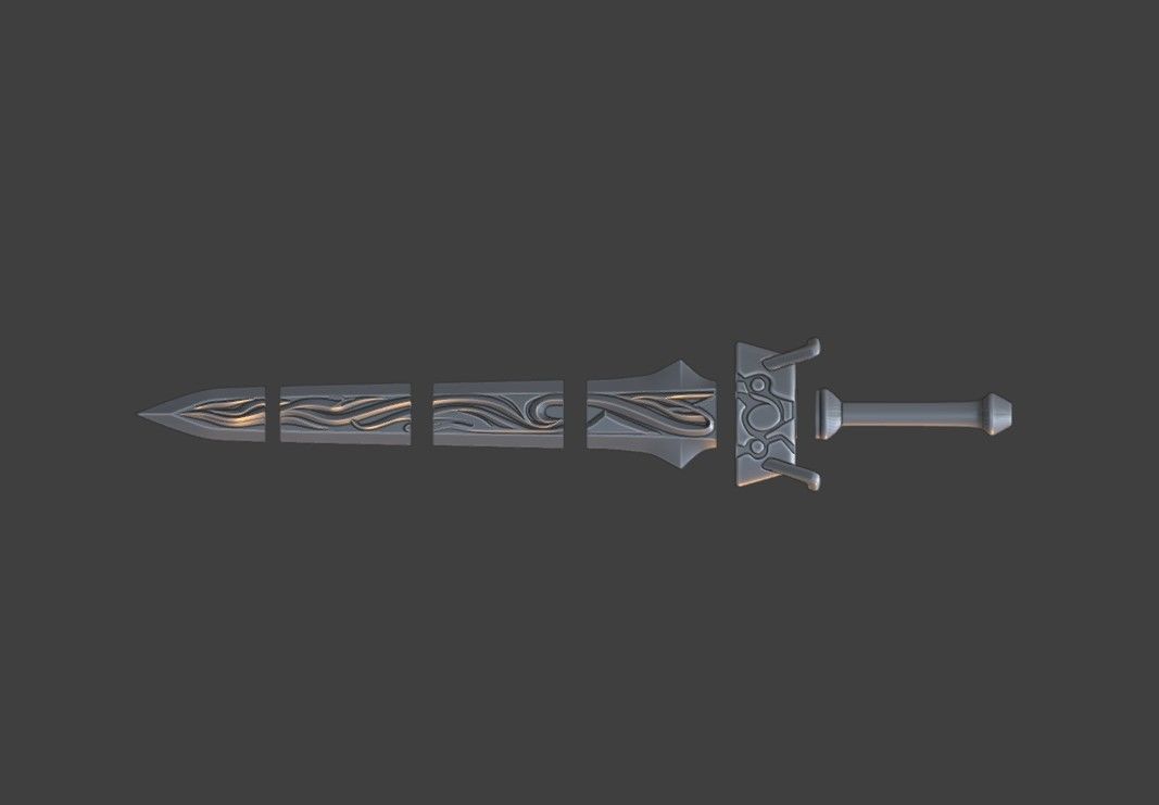 3D model Tallum Blade from Lineage2 3D print model_3
