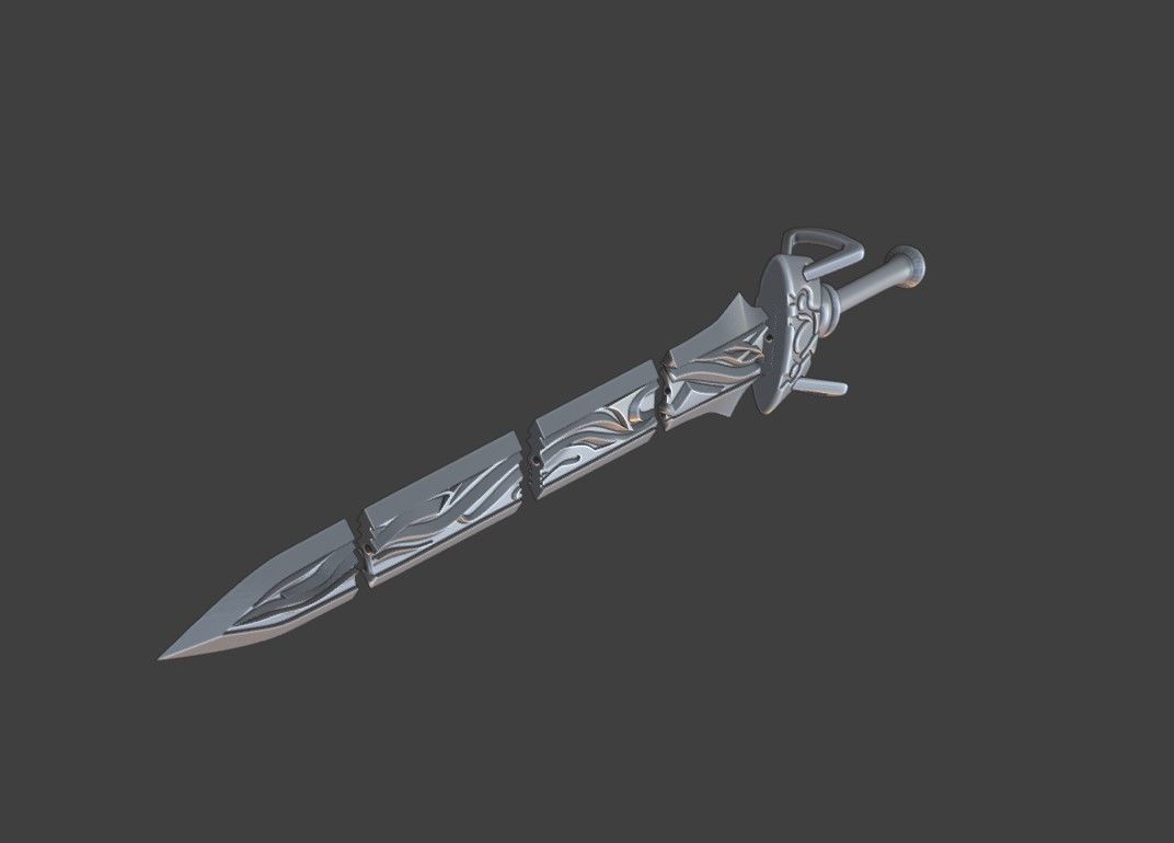 3D model Tallum Blade from Lineage2 3D print model_4