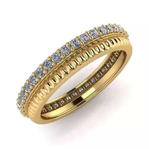 light weight gold diamond rings-C111116SKCH2026012-wt-0-5 3D print model