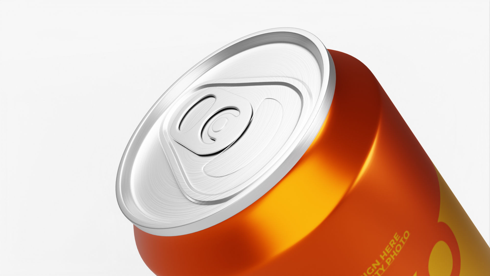 Soda Can 355ml - Orange 3D model_2