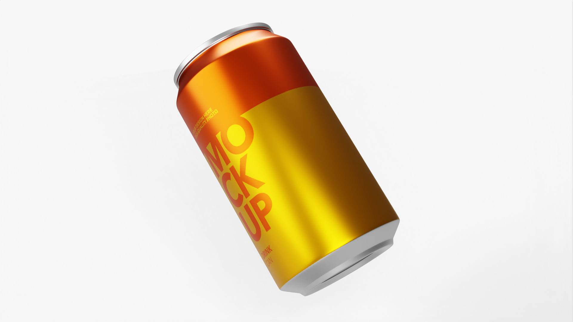 Soda Can 355ml - Orange 3D model_3