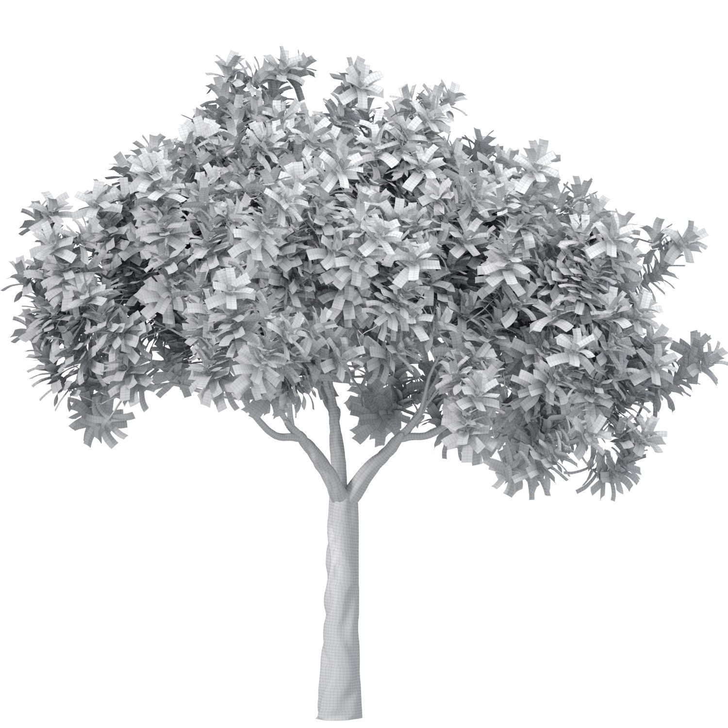 Decorative Evergreen Beautiful Garden Outdoor Tree Shrub 3D model_2