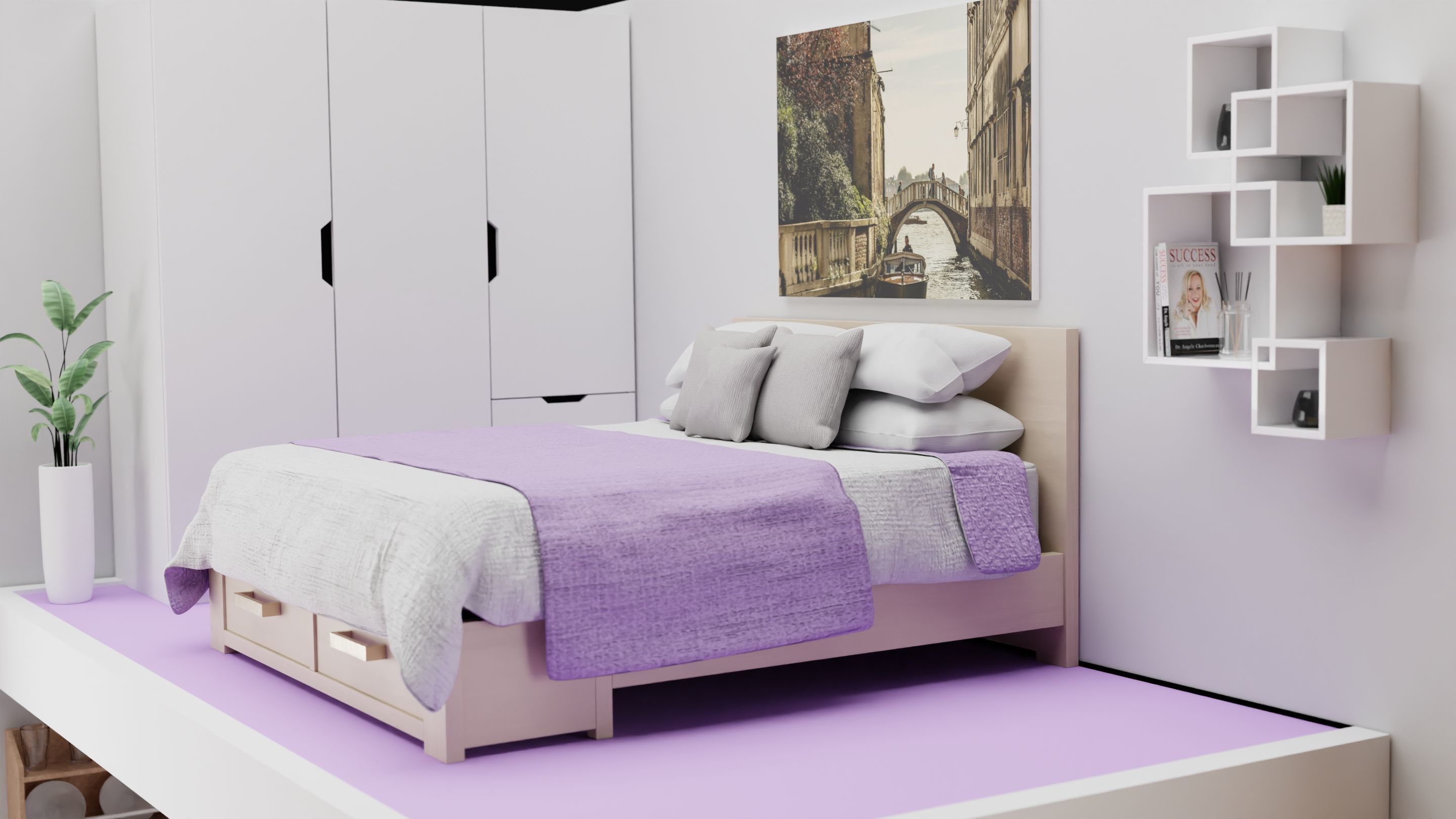 Apartment isometric 3D model_1