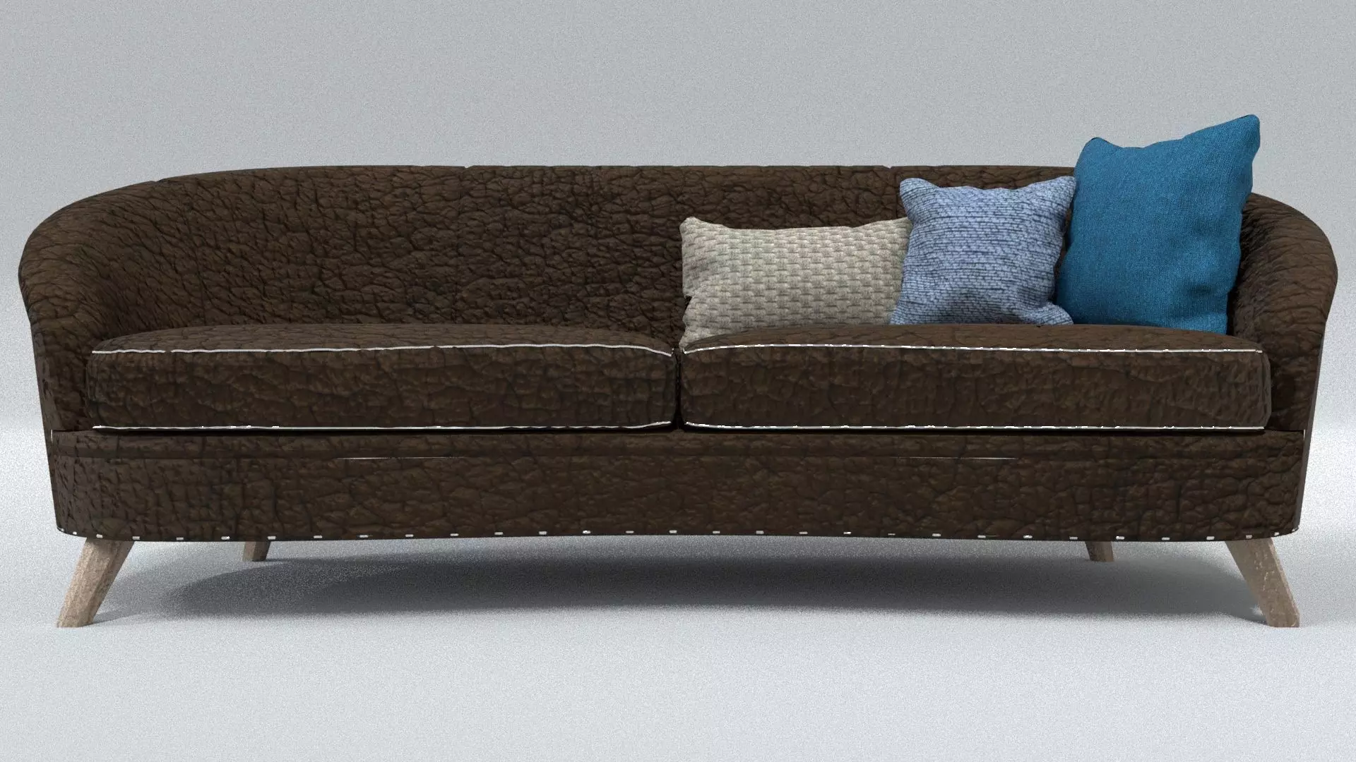 laos Klein Couch Low-poly 3D model