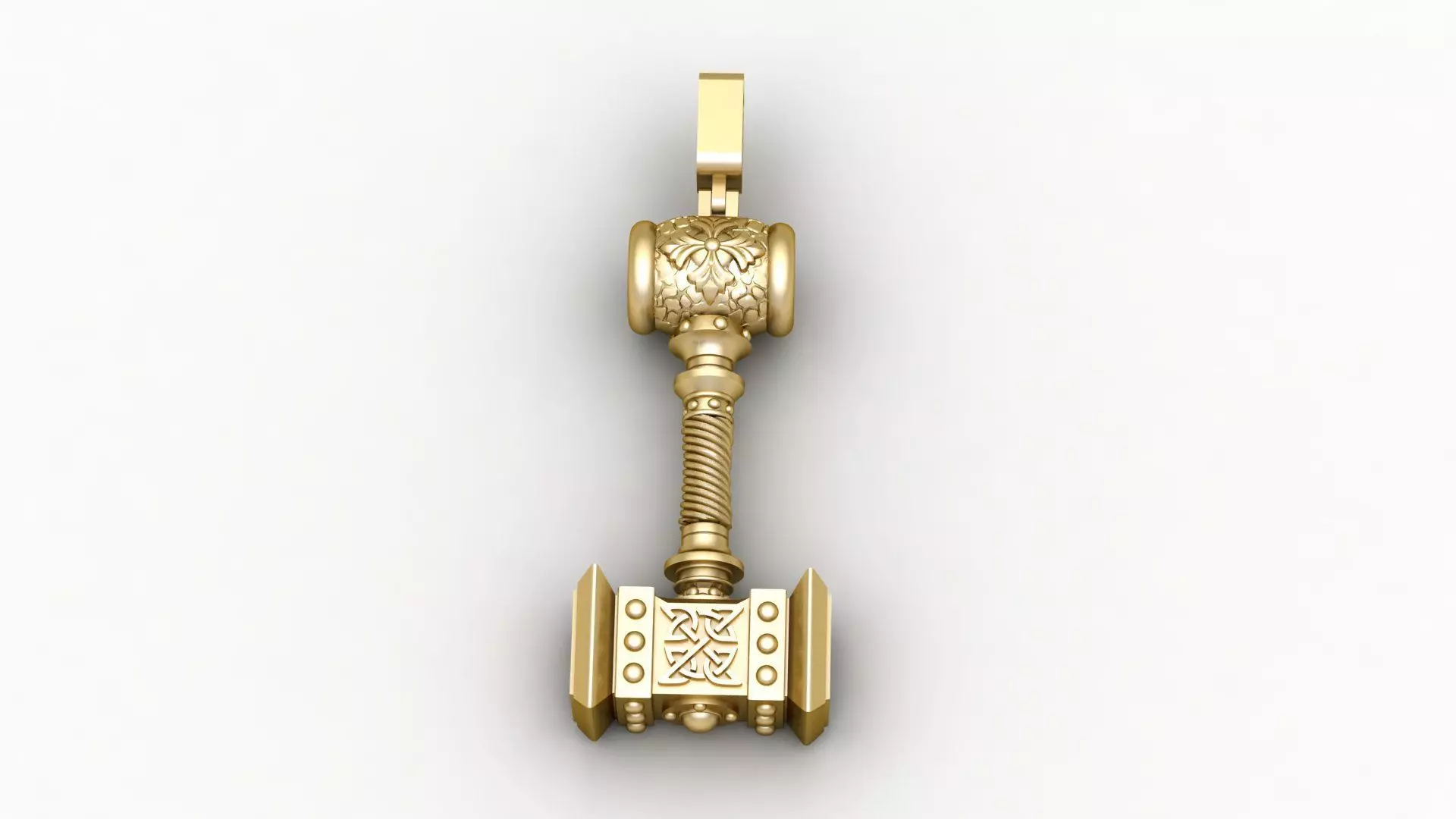 Hanmer of Thor Pendant 3d printable Model 3D print model