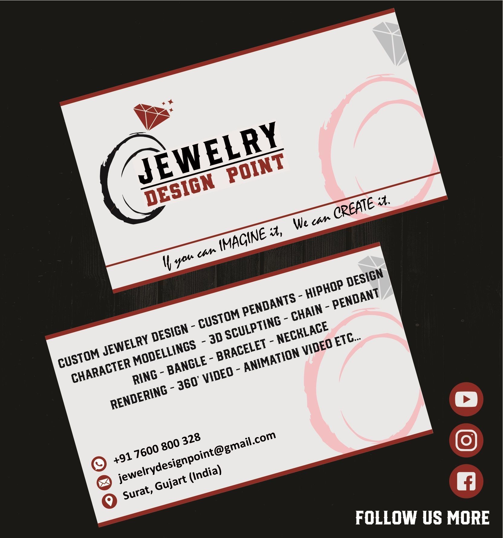 Custom Cross Diamond Pendant - Crucifixion Cross Necklace 3D print model_24