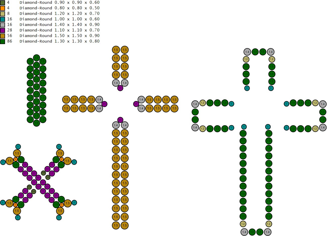 Custom Cross Diamond Pendant - Crucifixion Cross Necklace 3D print model_20