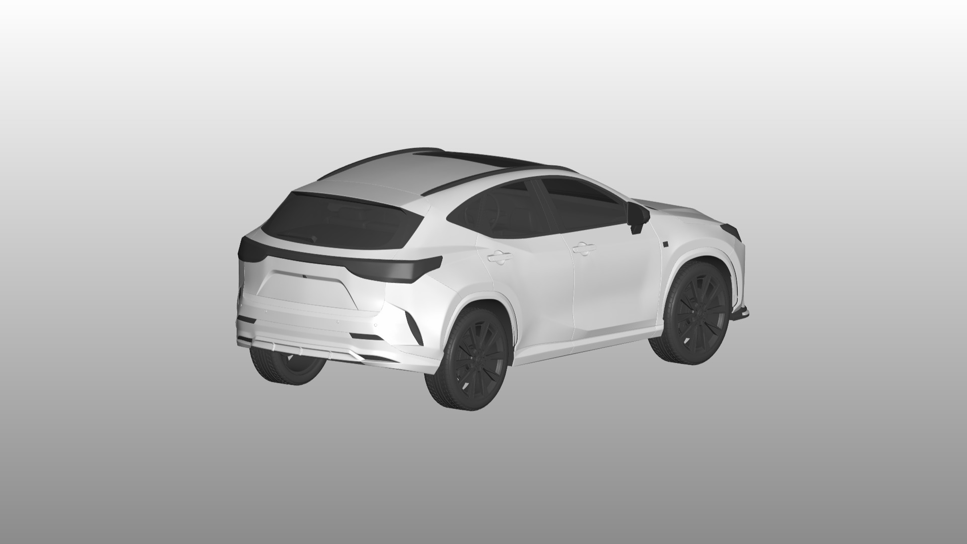 Lexus NX300  3D model_1