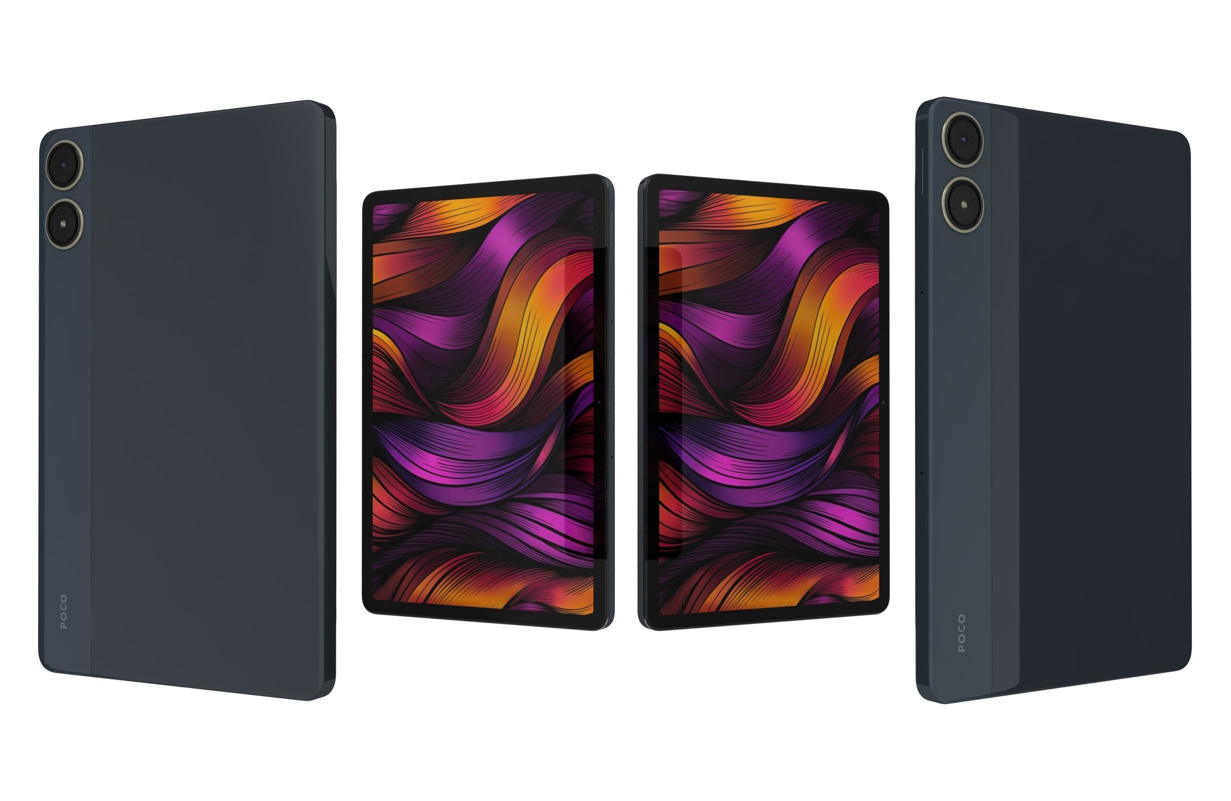 Xiaomi Poco Pad 5G Black 3D model_3