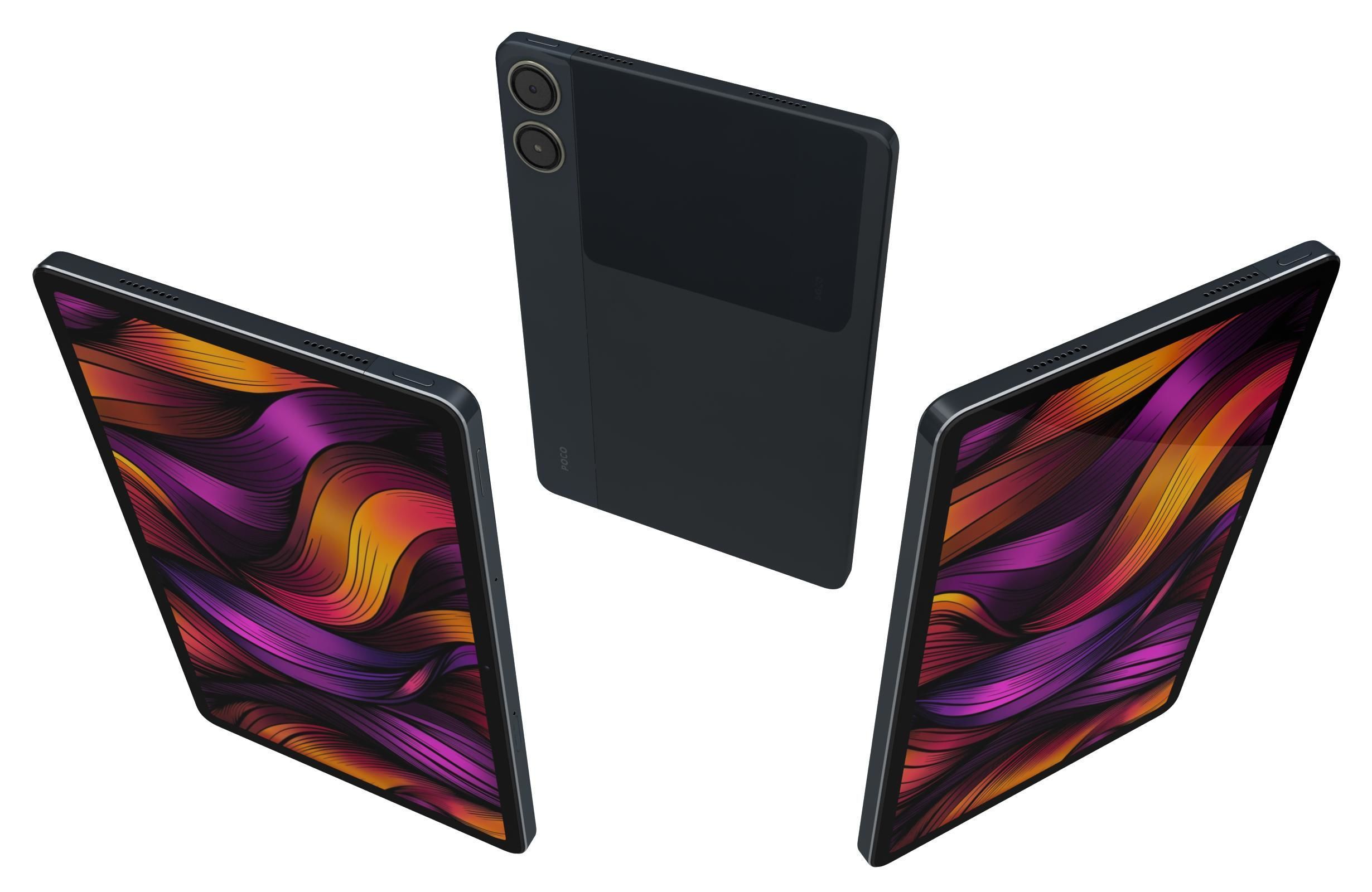 Xiaomi Poco Pad 5G Black 3D model_1