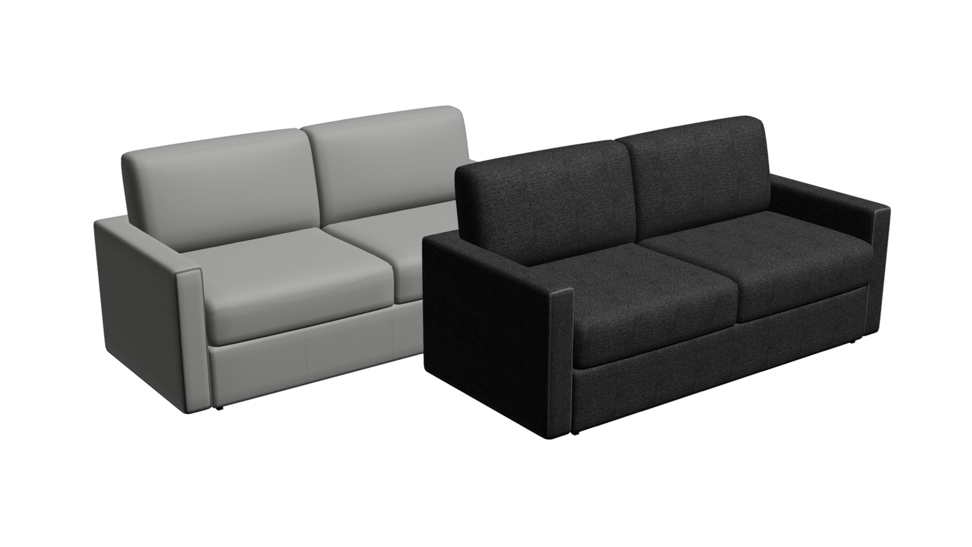Nuvola Sleeper Sofa 3D model_3