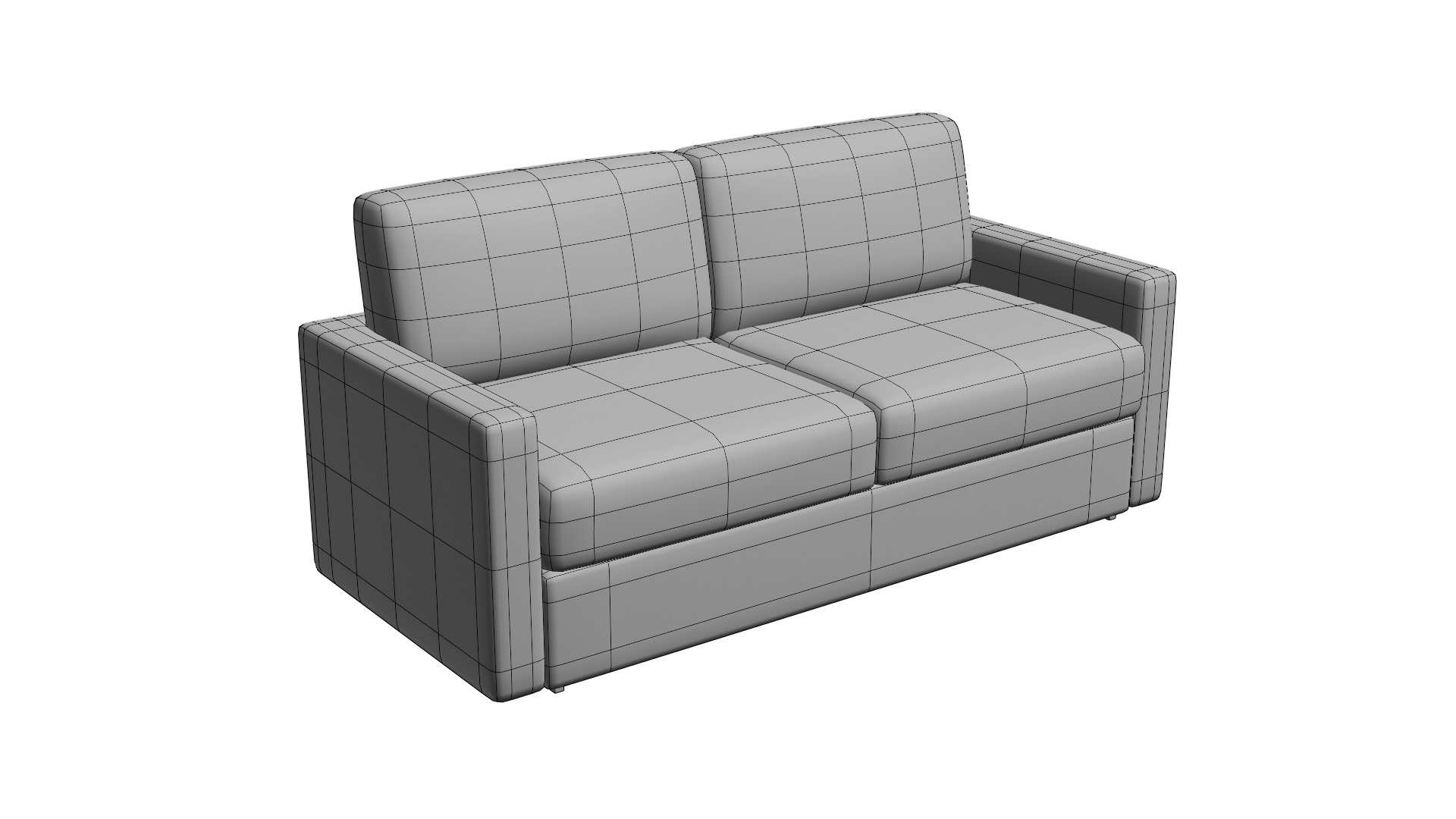 Nuvola Sleeper Sofa 3D model_4