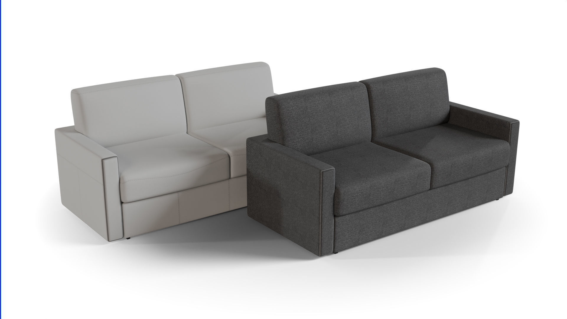 Nuvola Sleeper Sofa 3D model_1