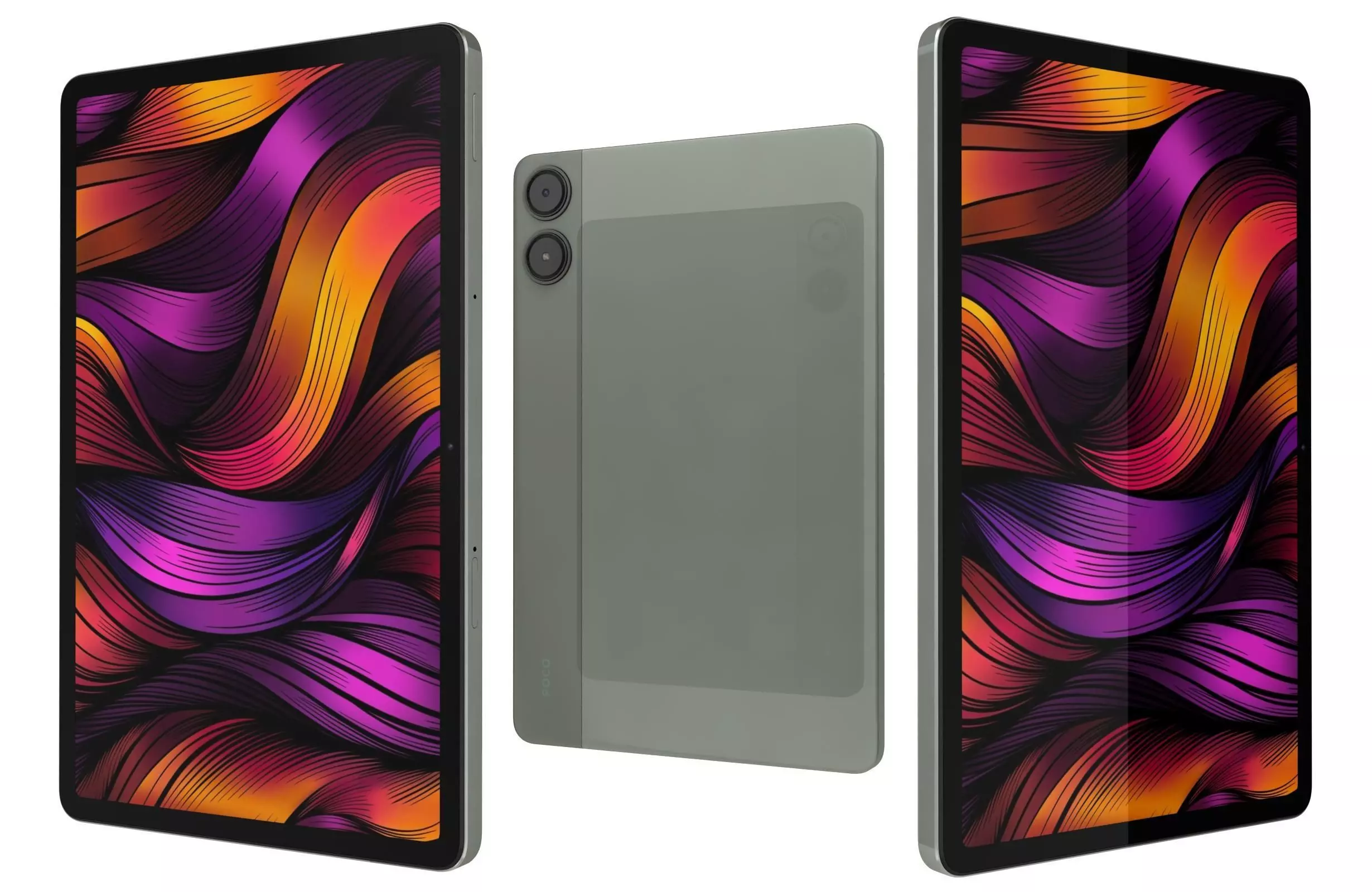 Xiaomi Poco Pad 5G Pistachio Green 3D model_0