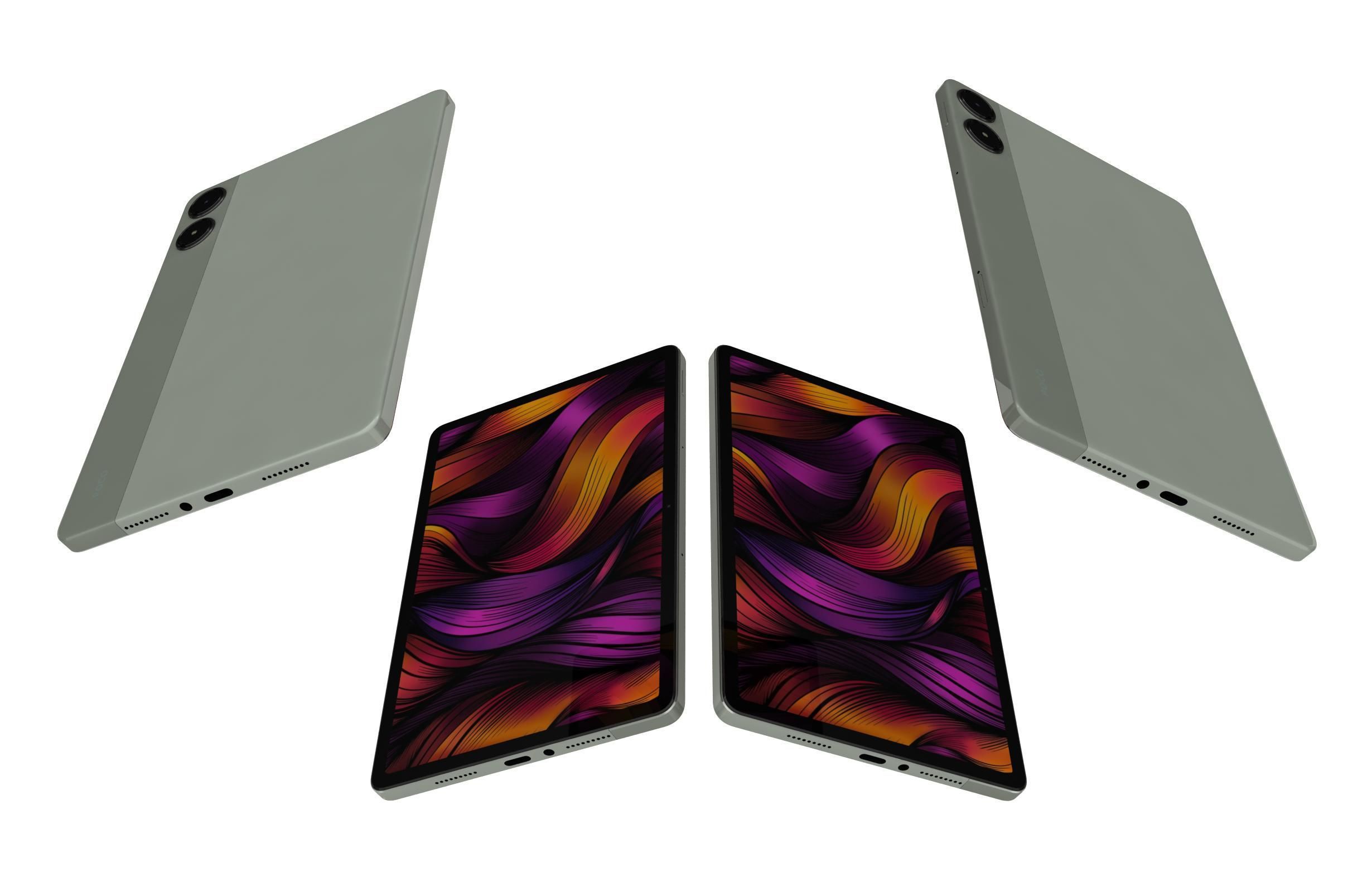 Xiaomi Poco Pad 5G Pistachio Green 3D model_5