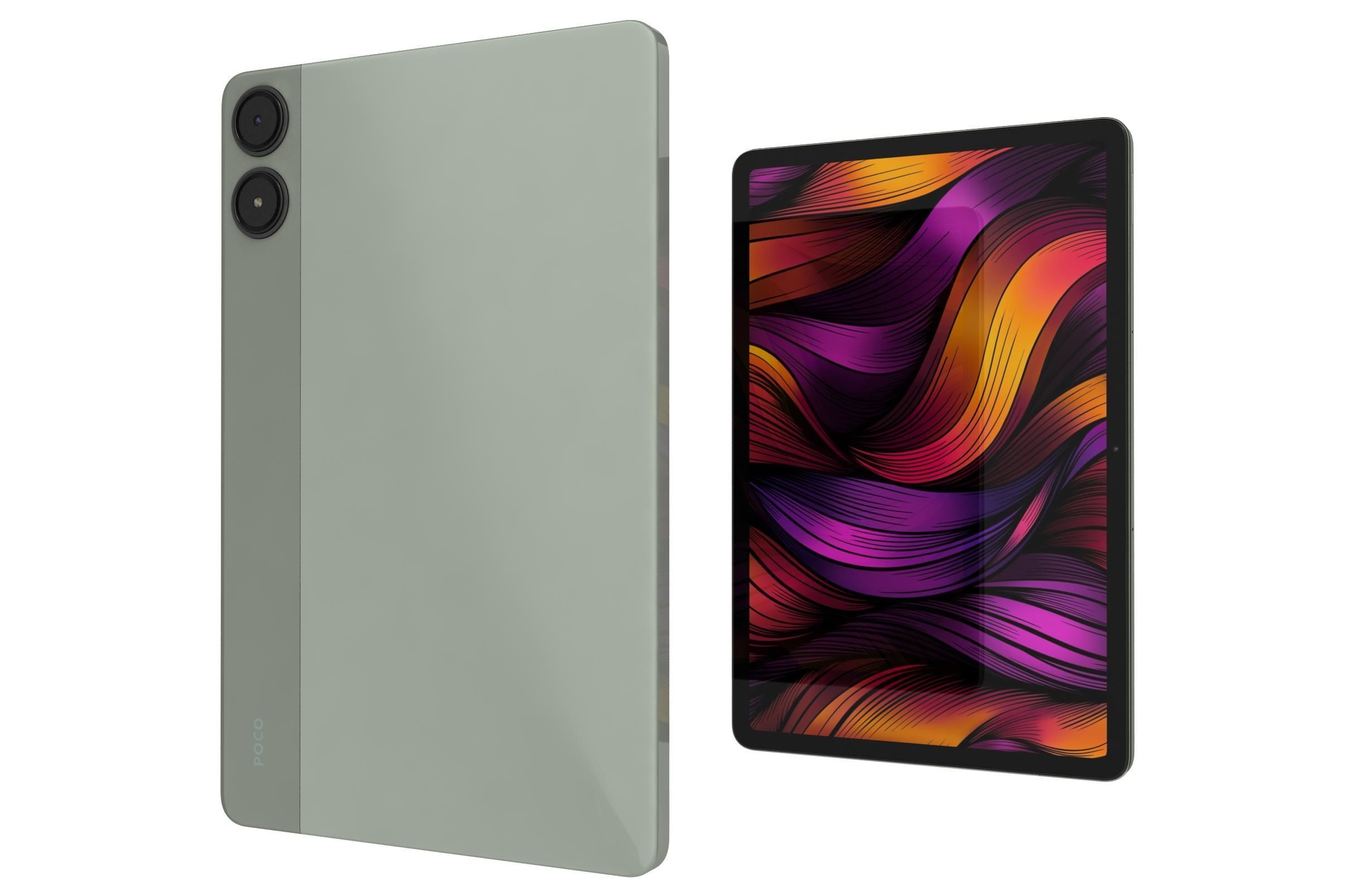 Xiaomi Poco Pad 5G Pistachio Green 3D model_7