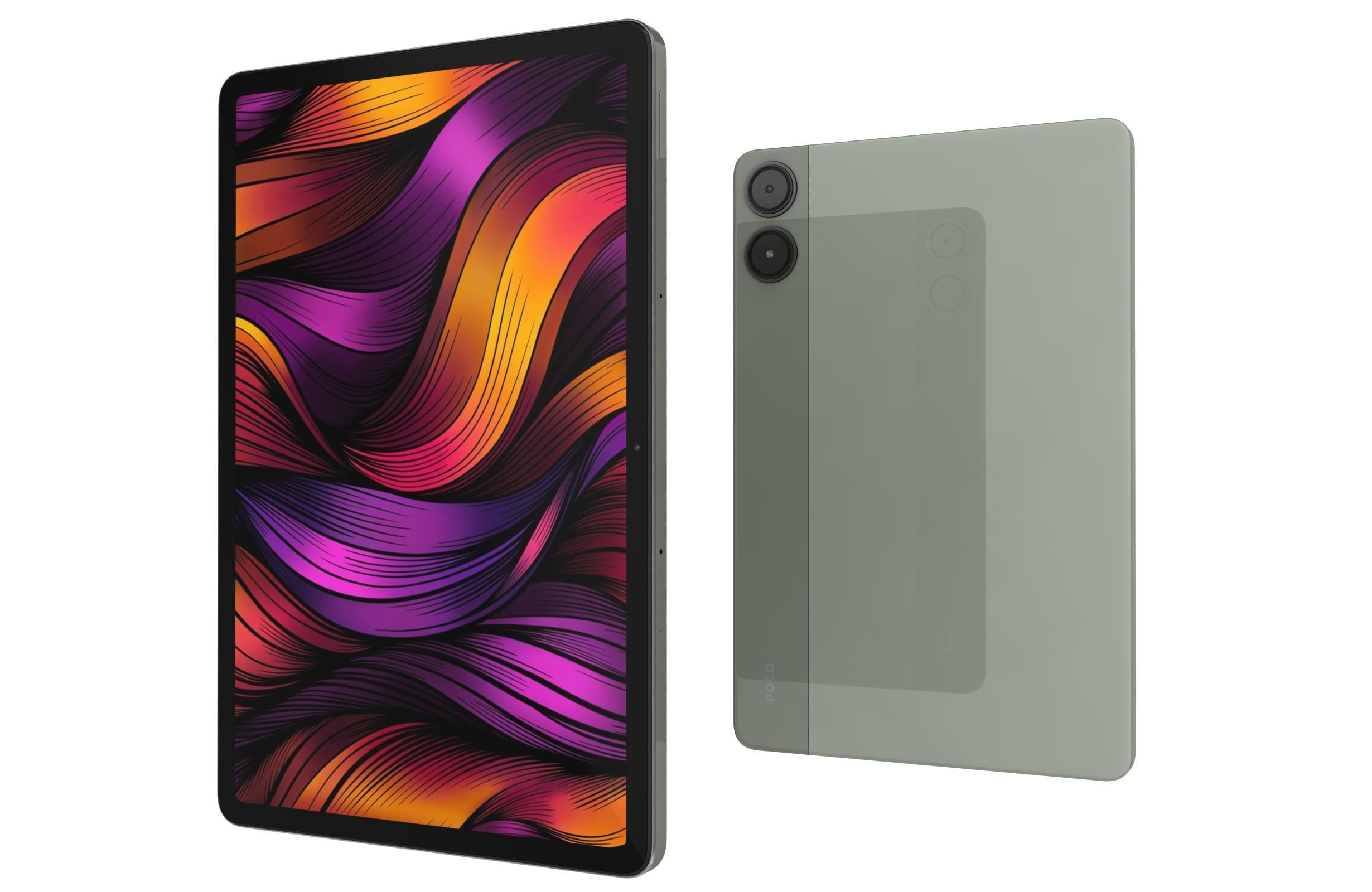 Xiaomi Poco Pad 5G Pistachio Green 3D model_6