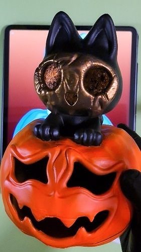 Pumcat - Pumkin Cat Halloween Decoration 3D print model