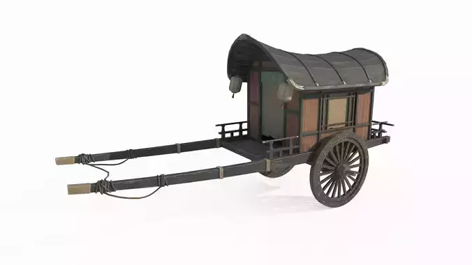 Ancient Asian sedan chair