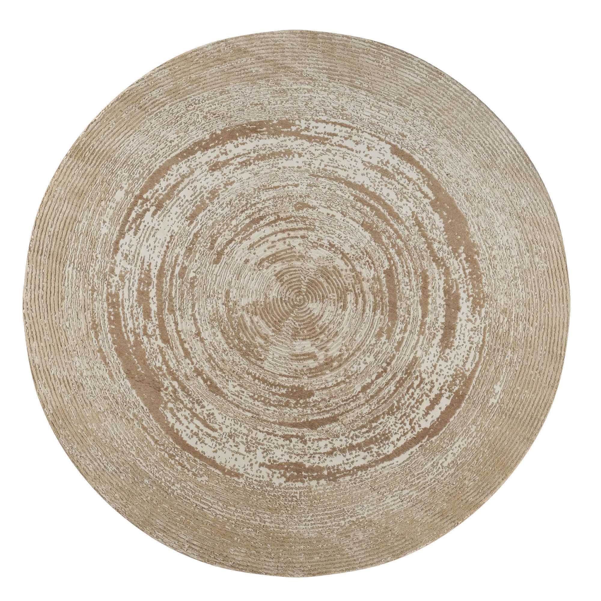  Lette Hand-Knotted Round Rug 3D model_3
