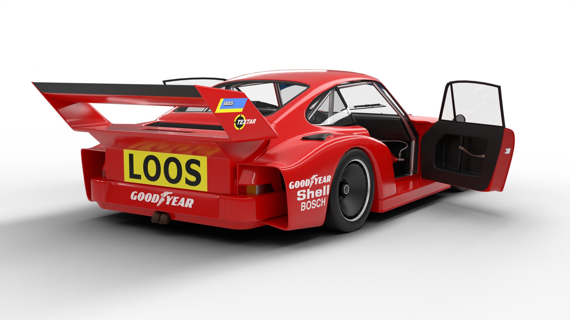Pack Porsche 935 car HQ interior 3D Model Collection_20
