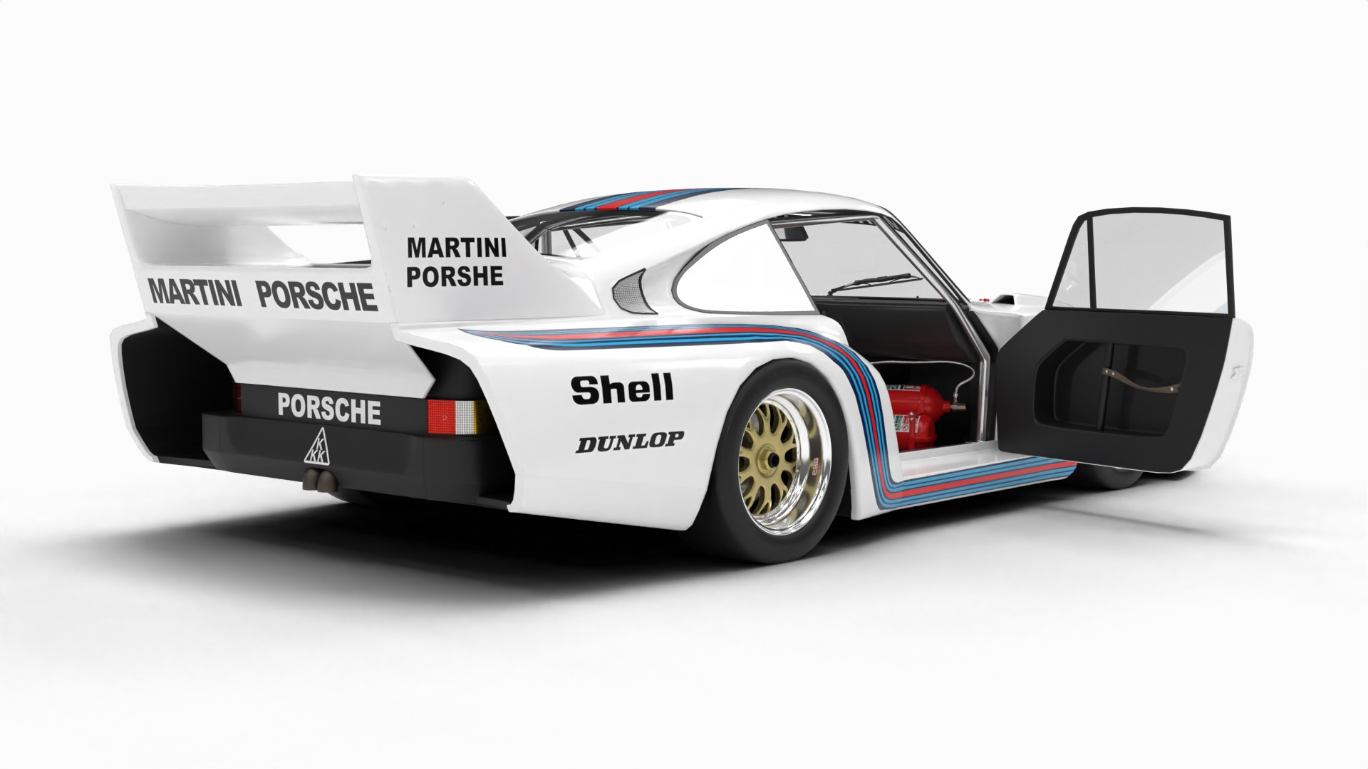 Pack Porsche 935 car HQ interior 3D Model Collection_11