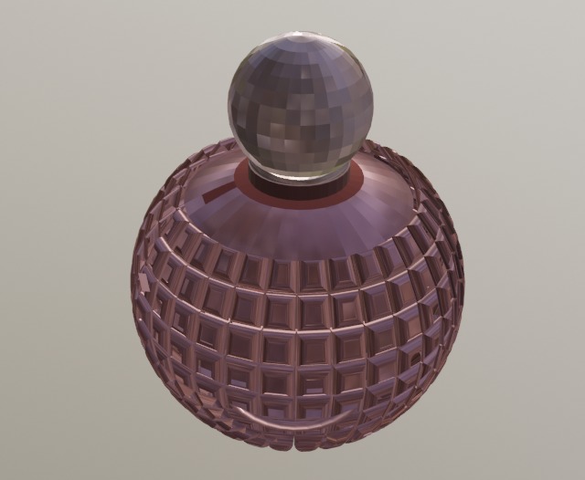Perfume Atomizer Low-poly 3D model_1