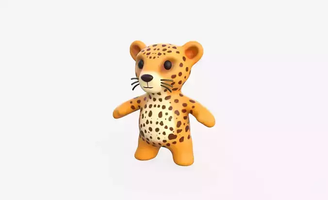Little animal baby - Leopard cute - Character016