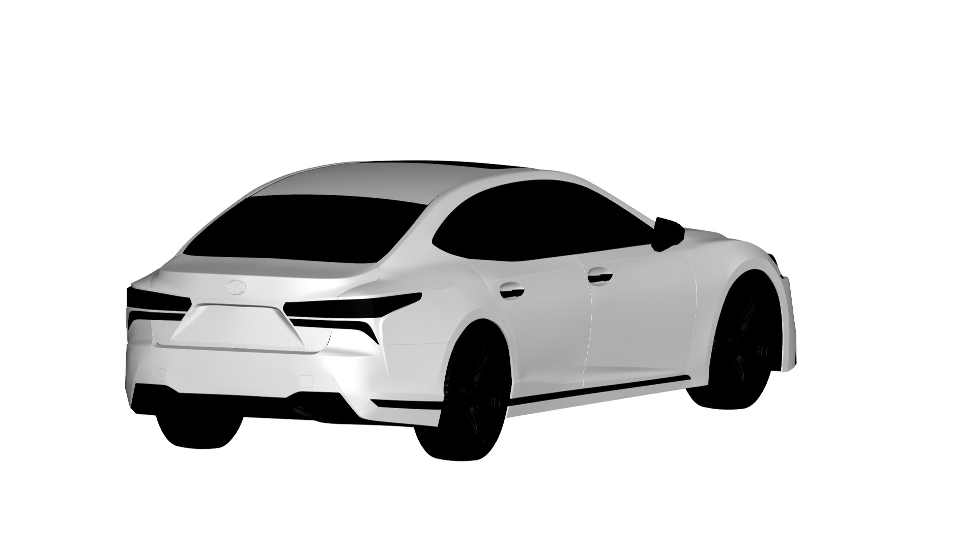 Lexus LS  3D model_1