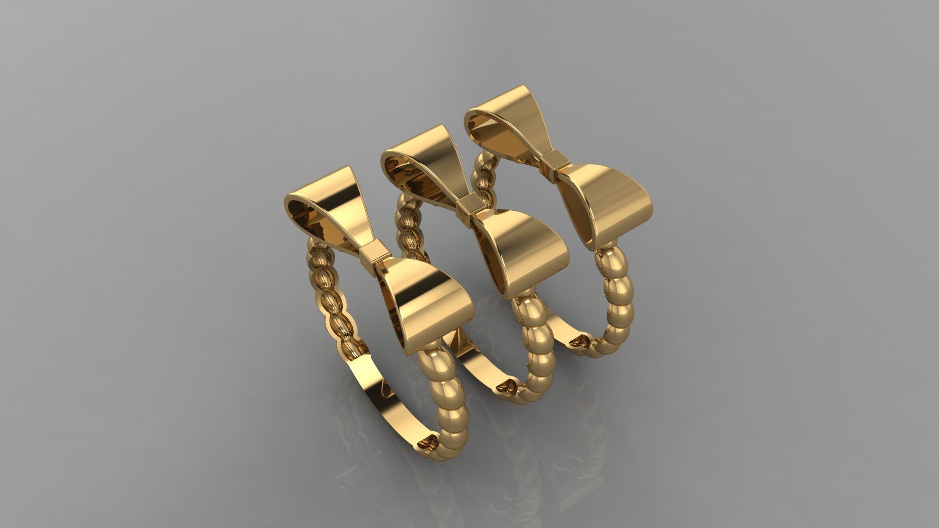 minimal ring code 001 3D print model_1