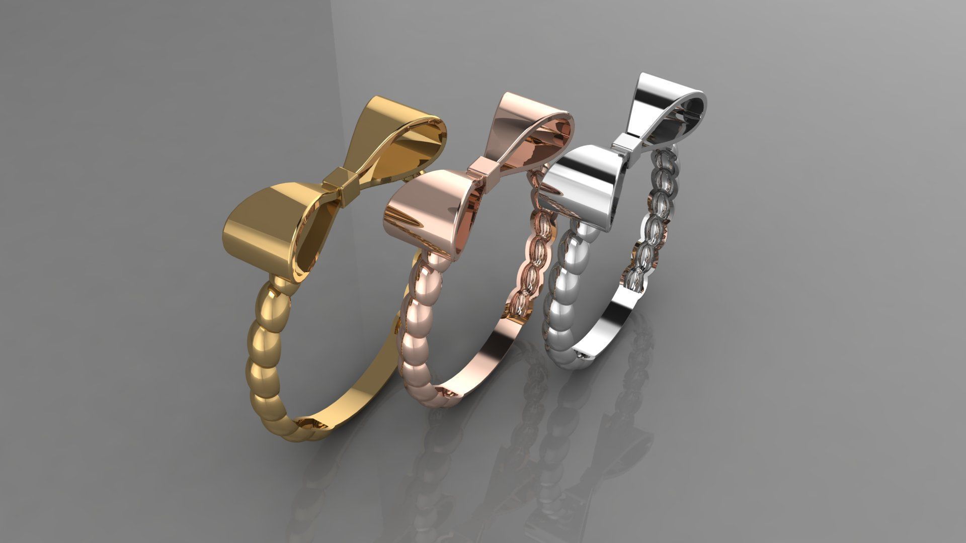 minimal ring code 001 3D print model_3